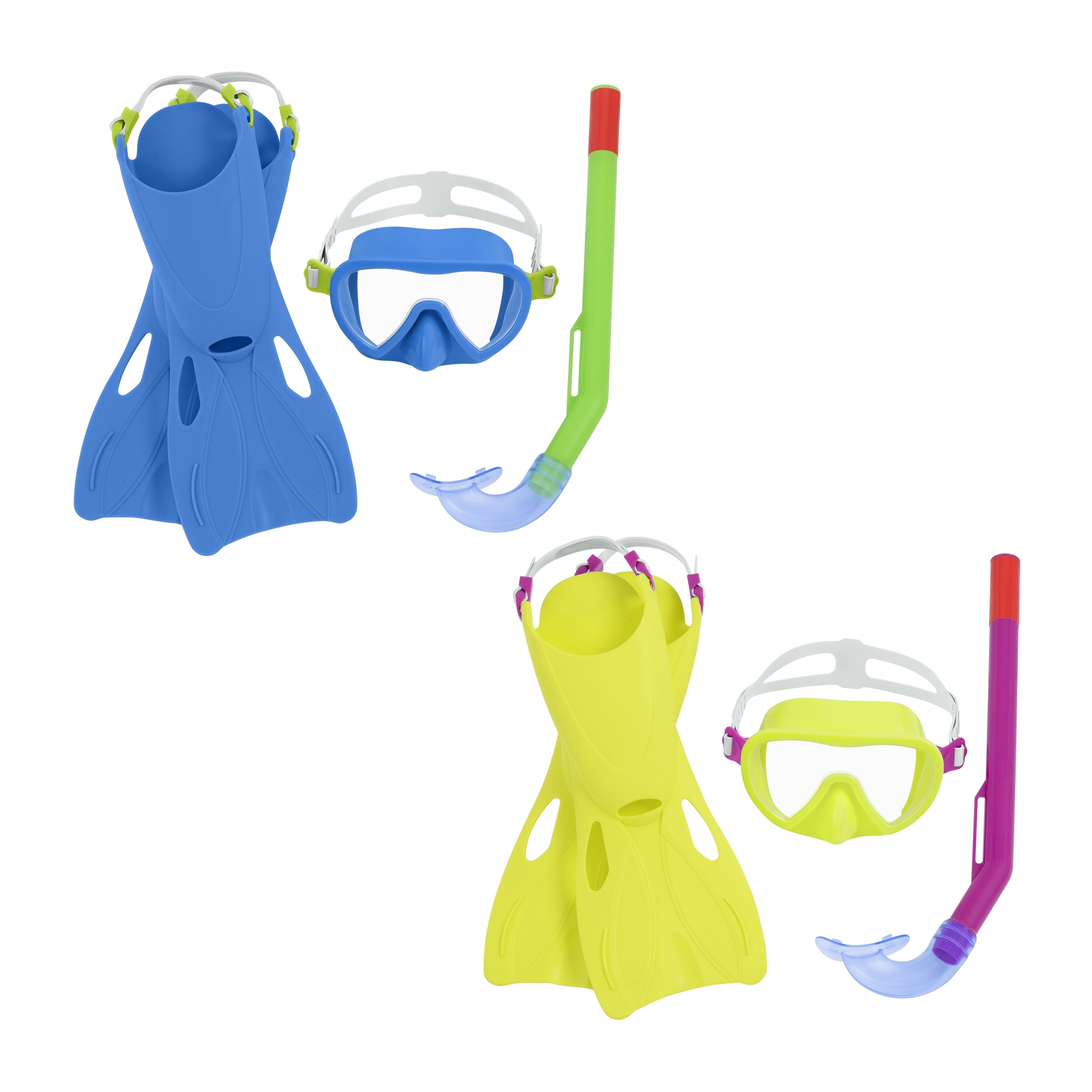 Schnorchel Set mit Flossen Crusader Essential Grösse 24 - 27