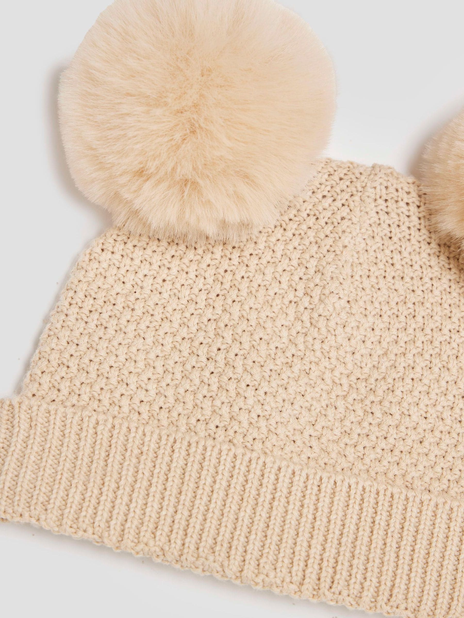 River Island Baby Boys Bear Jumper Hat Set