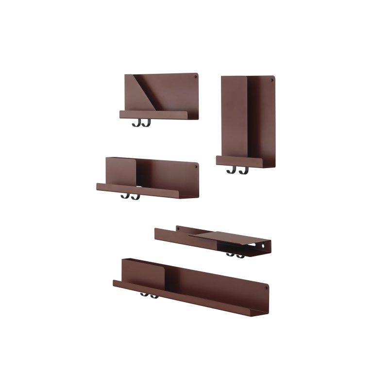 Muuto Folded wandplank small grijs