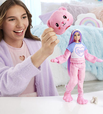 Barbie Puppe - Cutie Enthüllung - Cozy Niedlich Tee - Kuscheltie