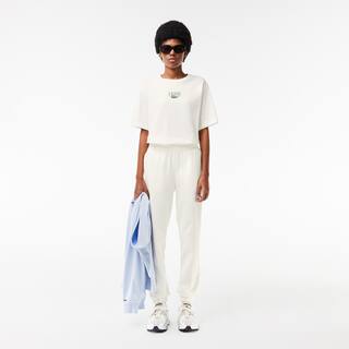T-shirt en jersey de coton imprimé Lacoste T-Shirts - Blanc - Lacoste - Femme
