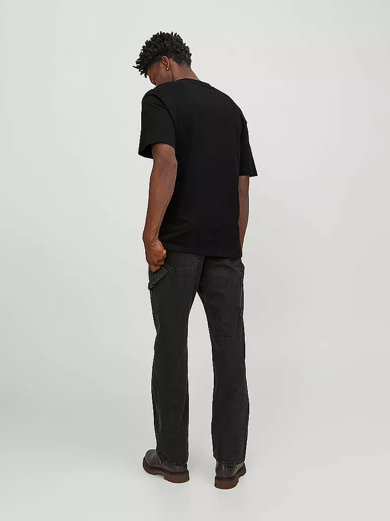 JACK & JONES T-Shirt JJEBRADLEY schwarz