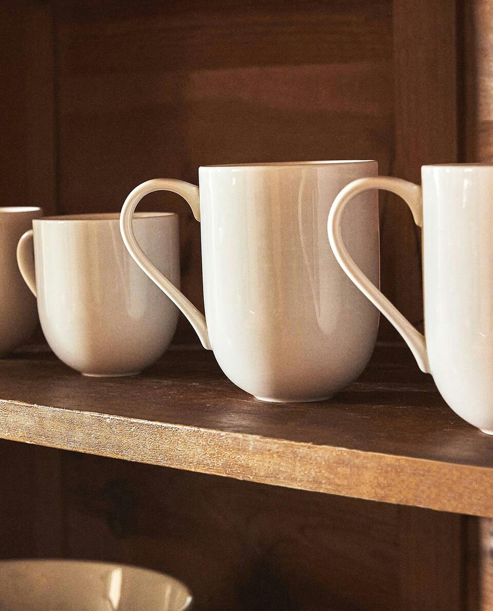 CANECA DE PORCELANA BRANCA