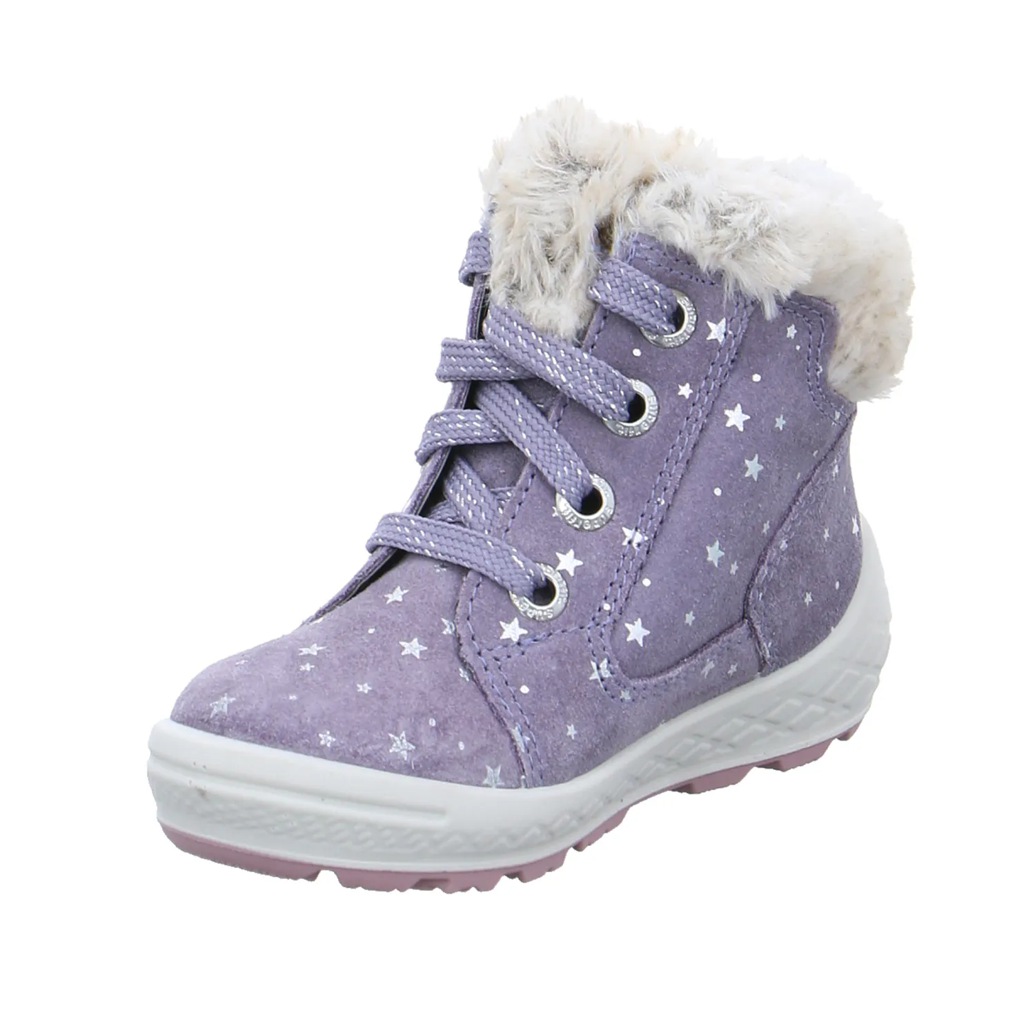 SUPERFIT Kleinkinder-Winter-Bottine Flieder Textil  Baby-Boot