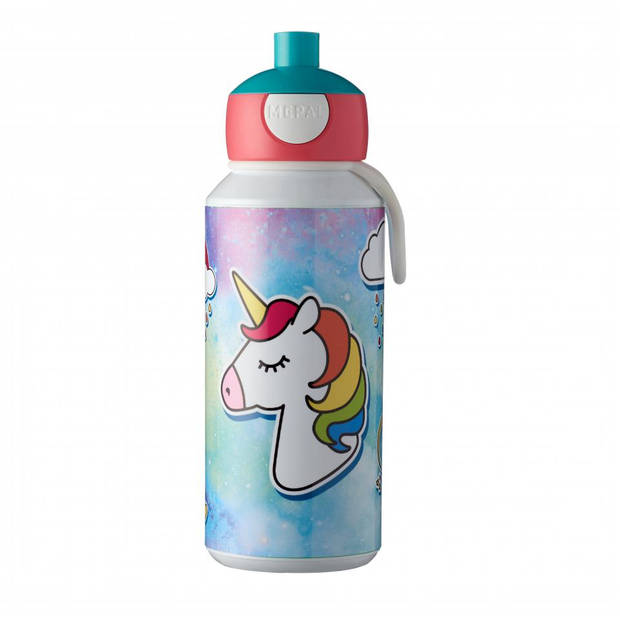 Mepal Drinkfles pop-up Campus 400 ml - Unicorn