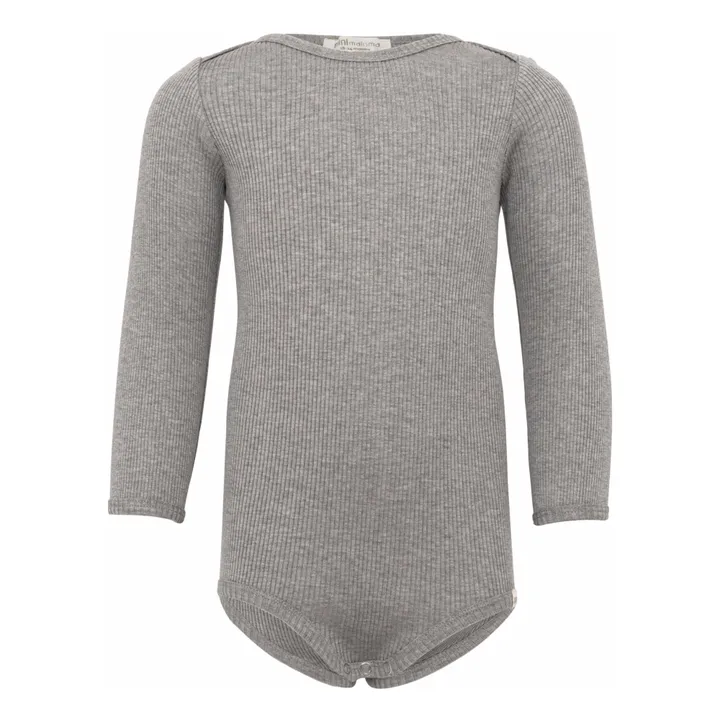 Minimalisma Body Bono Soie et Coton | Gris