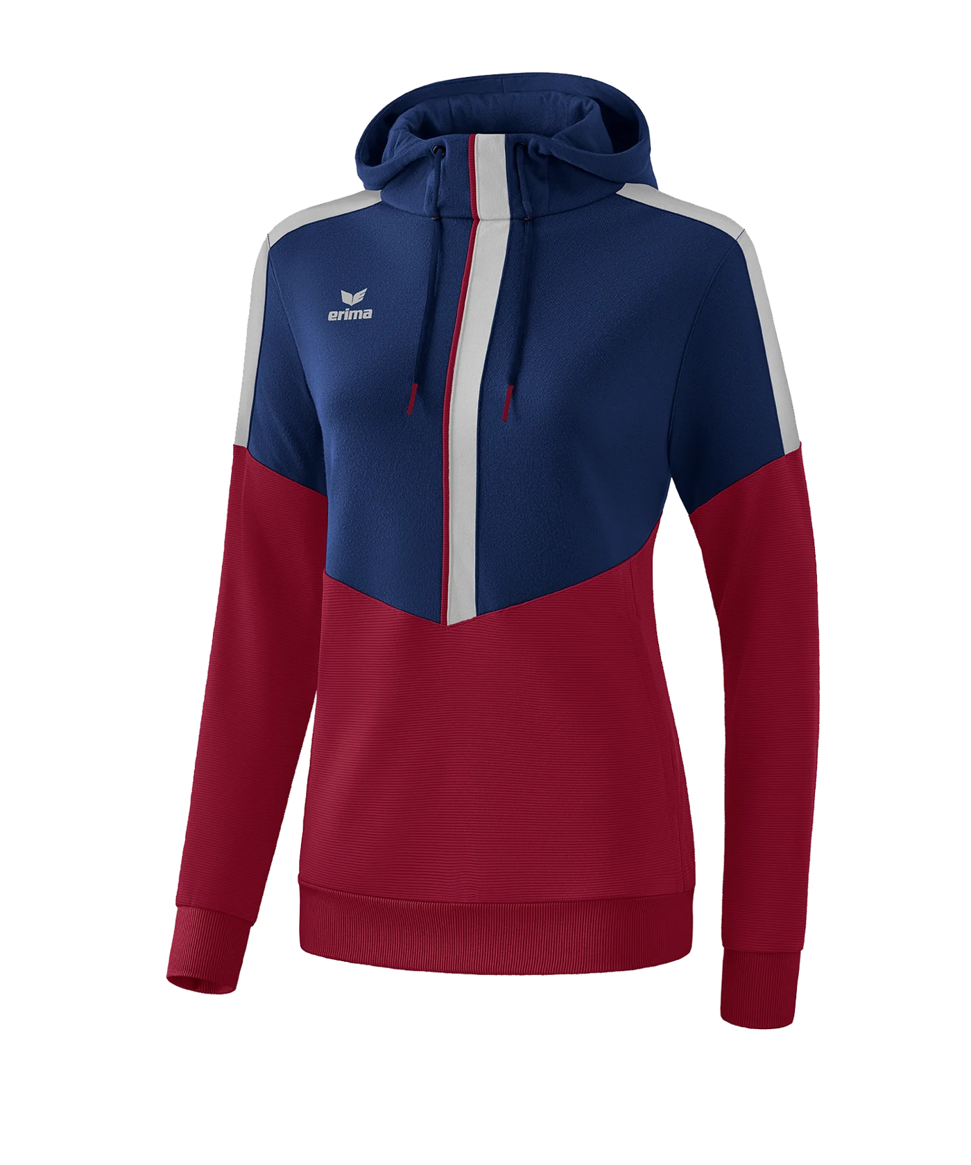Erima Squad Hoody Damen Blau Rot
