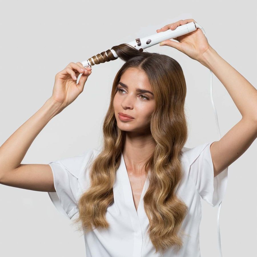 T3 SinglePass Wave Professional Tapered Ceramic Styling Wand 1pcs