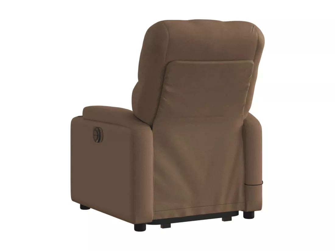 Fauteuil massant inclinable Marron Tissu
