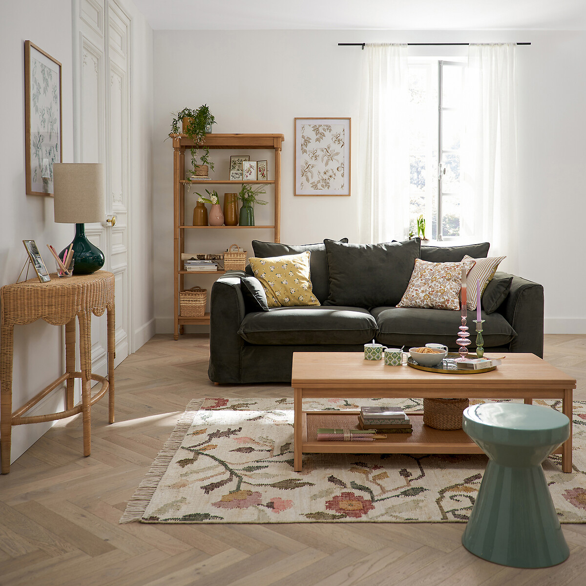 LA REDOUTE INTERIEURS<br>Tapete Kilim em juta, Flotissy