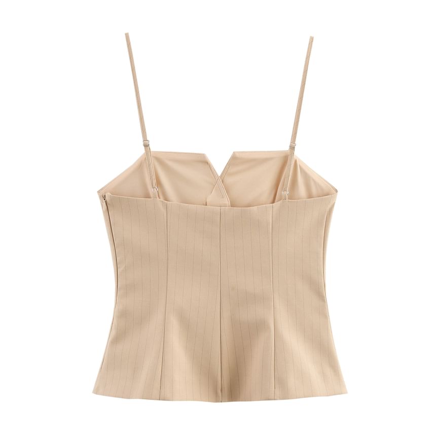 Cumulys - Effen cami-top / mini-kokerrok met middelhoge taille