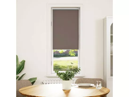 Store enrouleur occultant café 40x150cm largeur du tissu 35,7cm