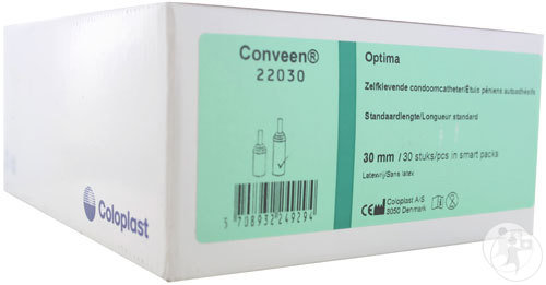 Coloplast Conveen Optima Etuis Péniens Standard 30mm Pièces 30 (22030)