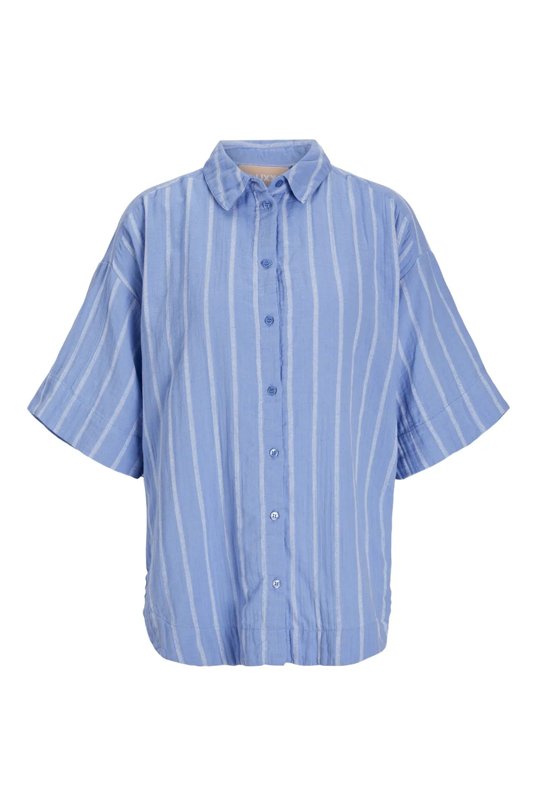 Jjxx Jxmia Ss Muslin Shirt 4483095 silver lake blue white