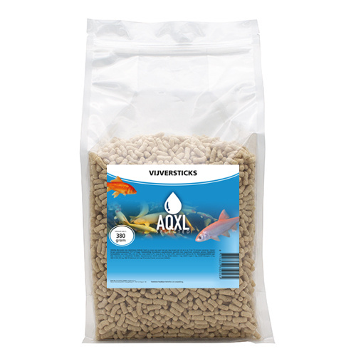 AQXL Selected Vijvervisvoer Sticks L 380g | Vissen
