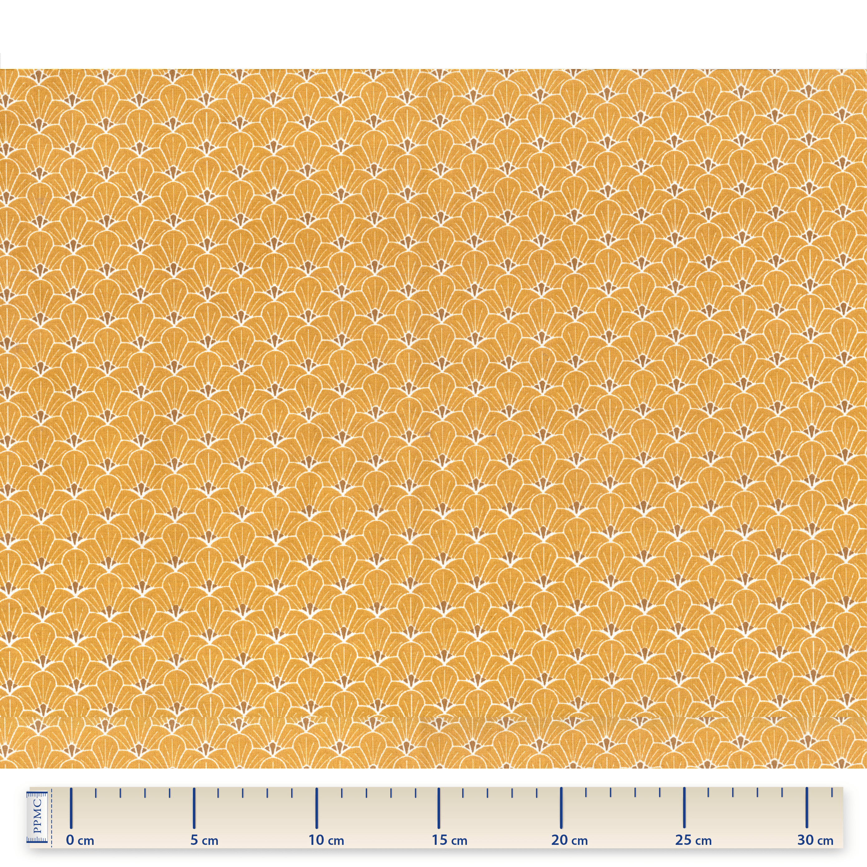 Tissu Coton Au Mètre Graphique Ocre Ex1077