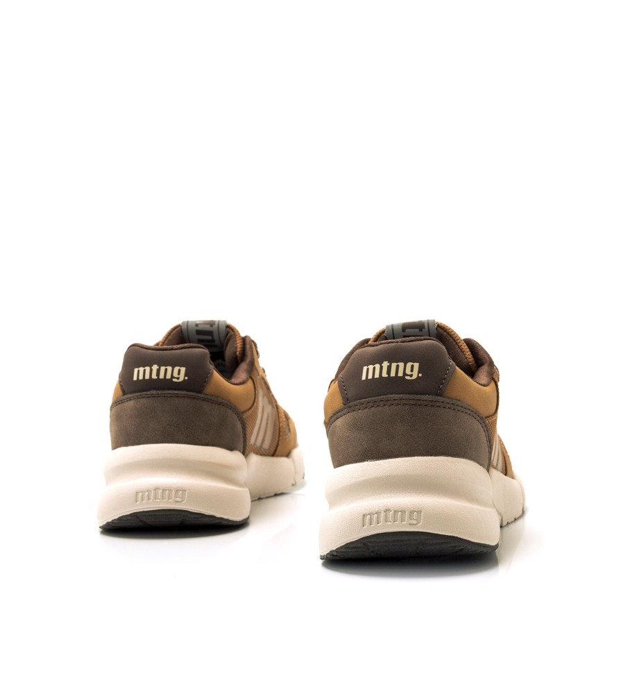 Tênis Mustang Kids Marrom Marinho - Salto Anabela de 4,5cm -