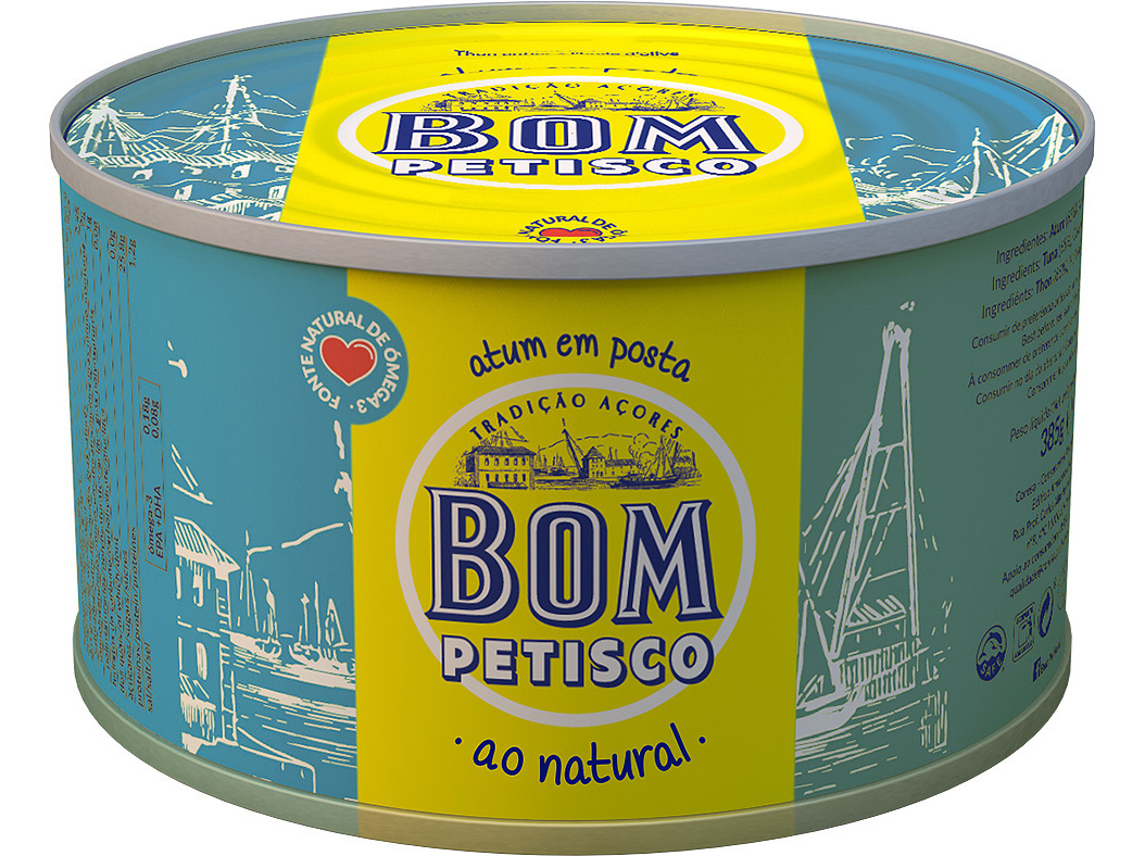 ATUM POSTA BOM PETISCO AO NATURAL 385(270)G