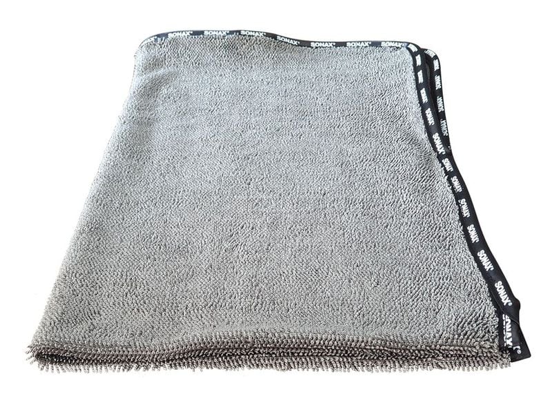 Sonax Microfaser Trocken Tuch Plus, 80 × 50 cm, 1 Tuch Einfache, lackschonende Fahrzeugtrocknung