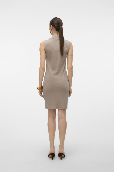 Vero Moda taupe dames jurk