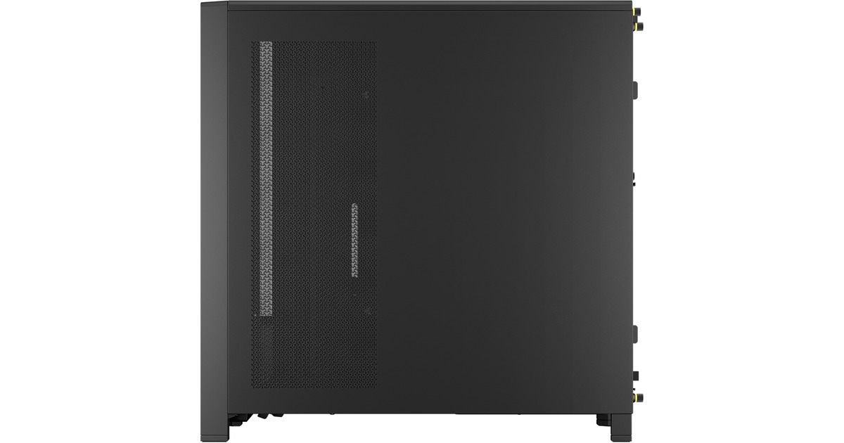CorsairFRAME 4000D + RX120 MAX Thick Triple Pack bundel midi tower behuizing  (Zwart | 2x USB-A | 1x USB-C | Tempered Glass)