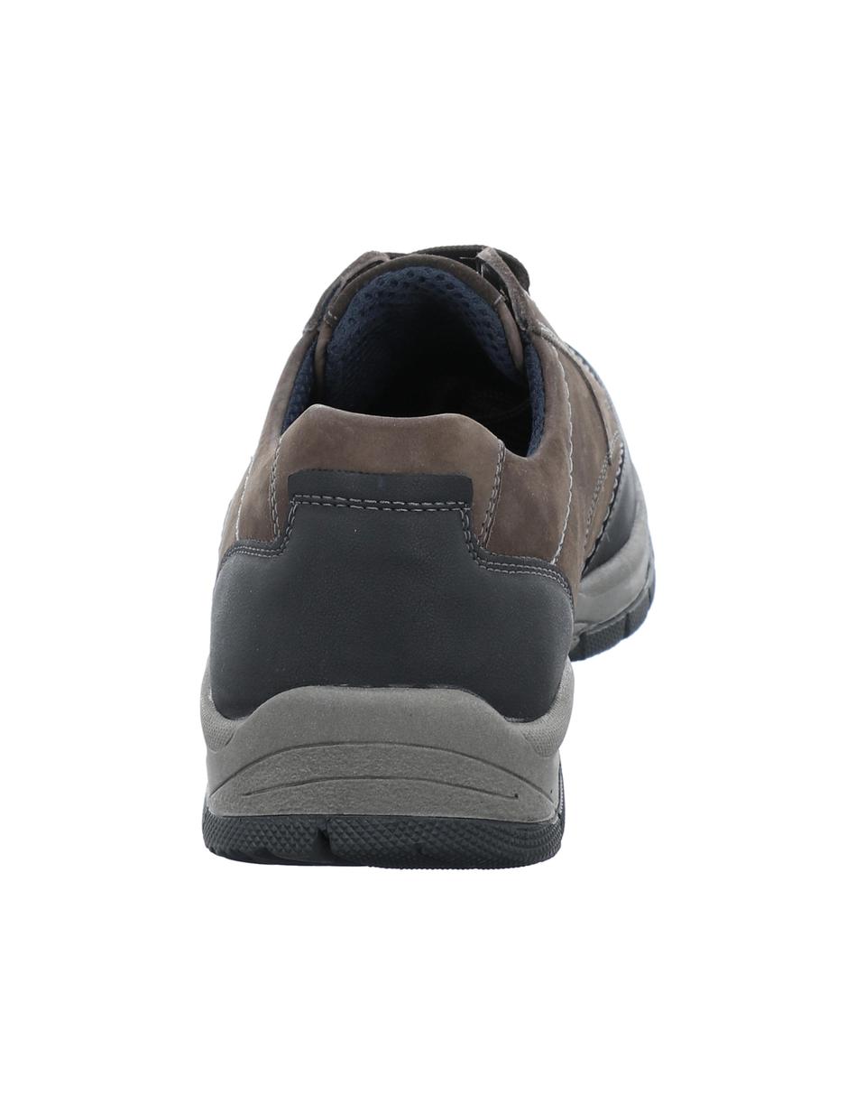 Halbschuh Lenny 02, tabak-kombi