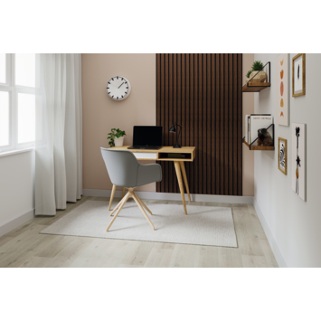 Lattenwand MDF Decowall Essential walnoot 260x30cm, 2 stuks (1.56m2)