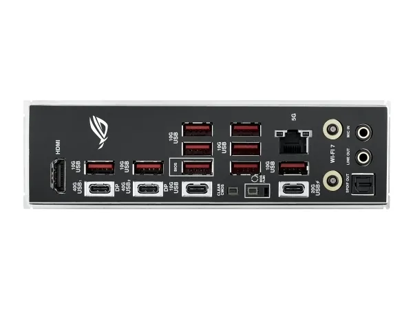 ASUS ROG STRIX X870E-E GAMING WIFI - Bundkort - ATX - Socket AM5 - AMD X870E Chipset - USB4, USB-C 3.2 Gen 2x2, USB-C 3.2 Gen2, USB 3.2 Gen 2, USB 3.2 Gen 1 - Wi-Fi 7, 5 Gigabit Ethernet, Bluetooth - onboard grafik (CPU påkrævet) - HD Audio (8-kanale