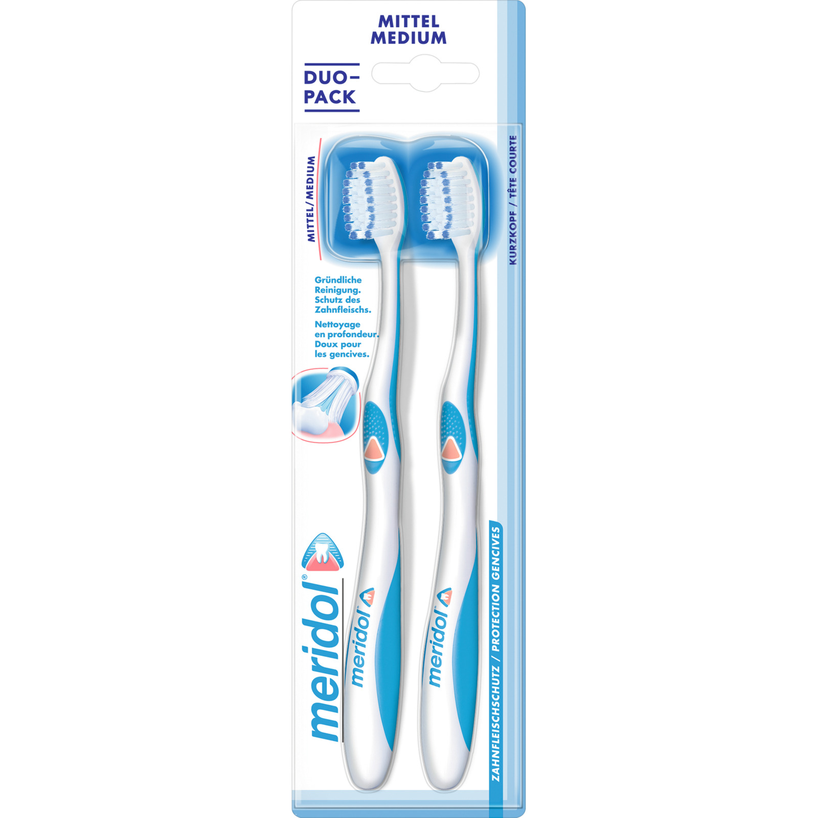Meridol Zahnbürste Medium Duo-Pack