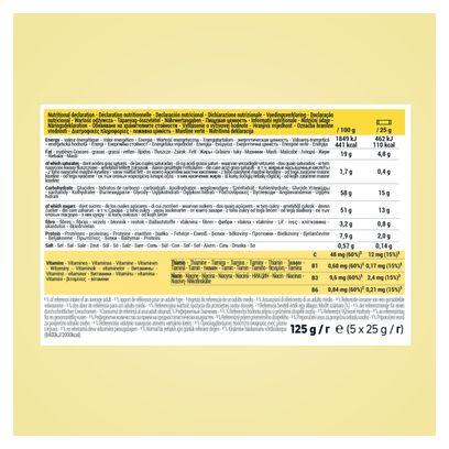 Barres énergétiques pâte d'amande Decathlon Nutrition Pâte Amandes/Miel/Banane - 5x25g