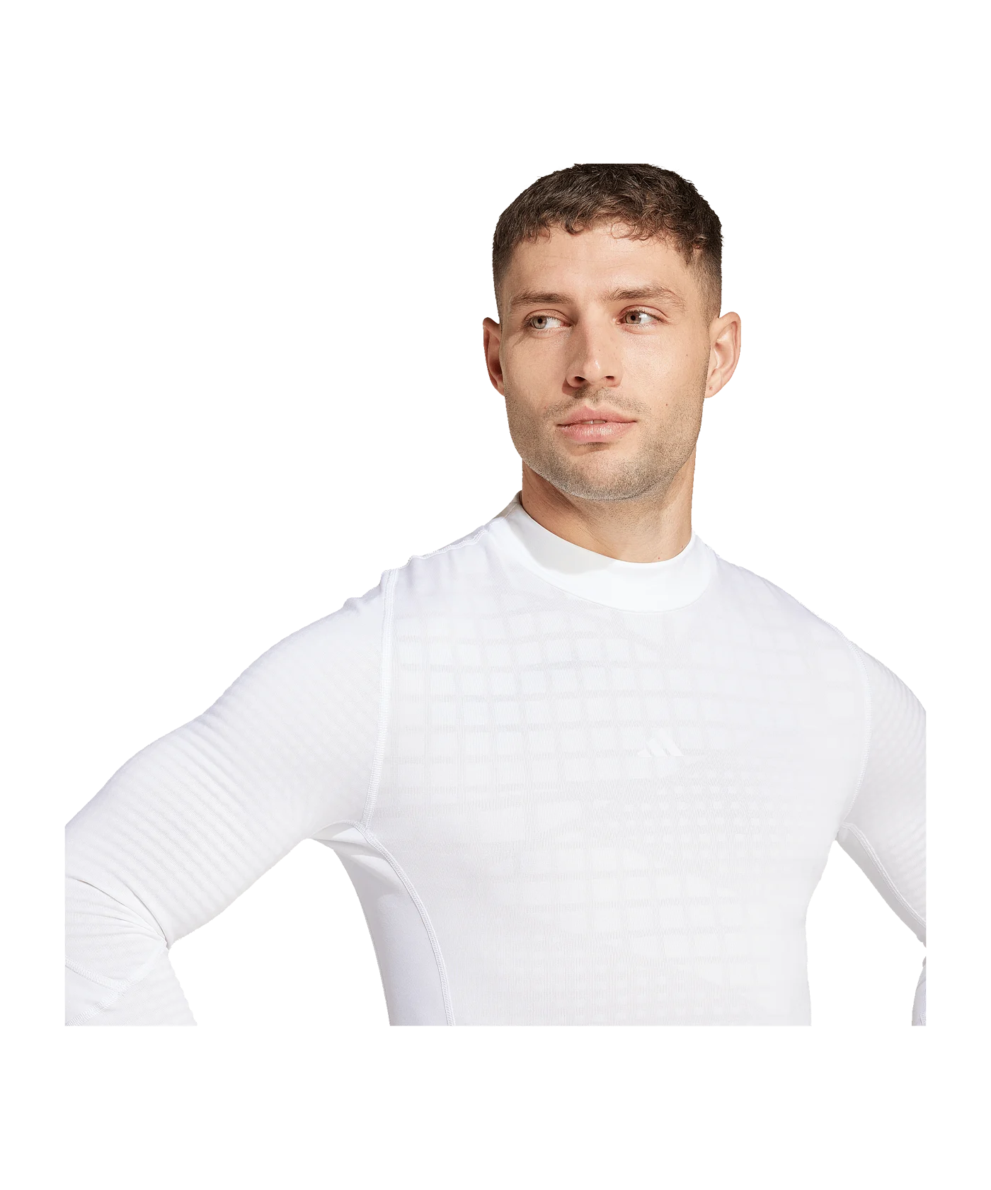adidas Techfit Sweatshirt Weiss