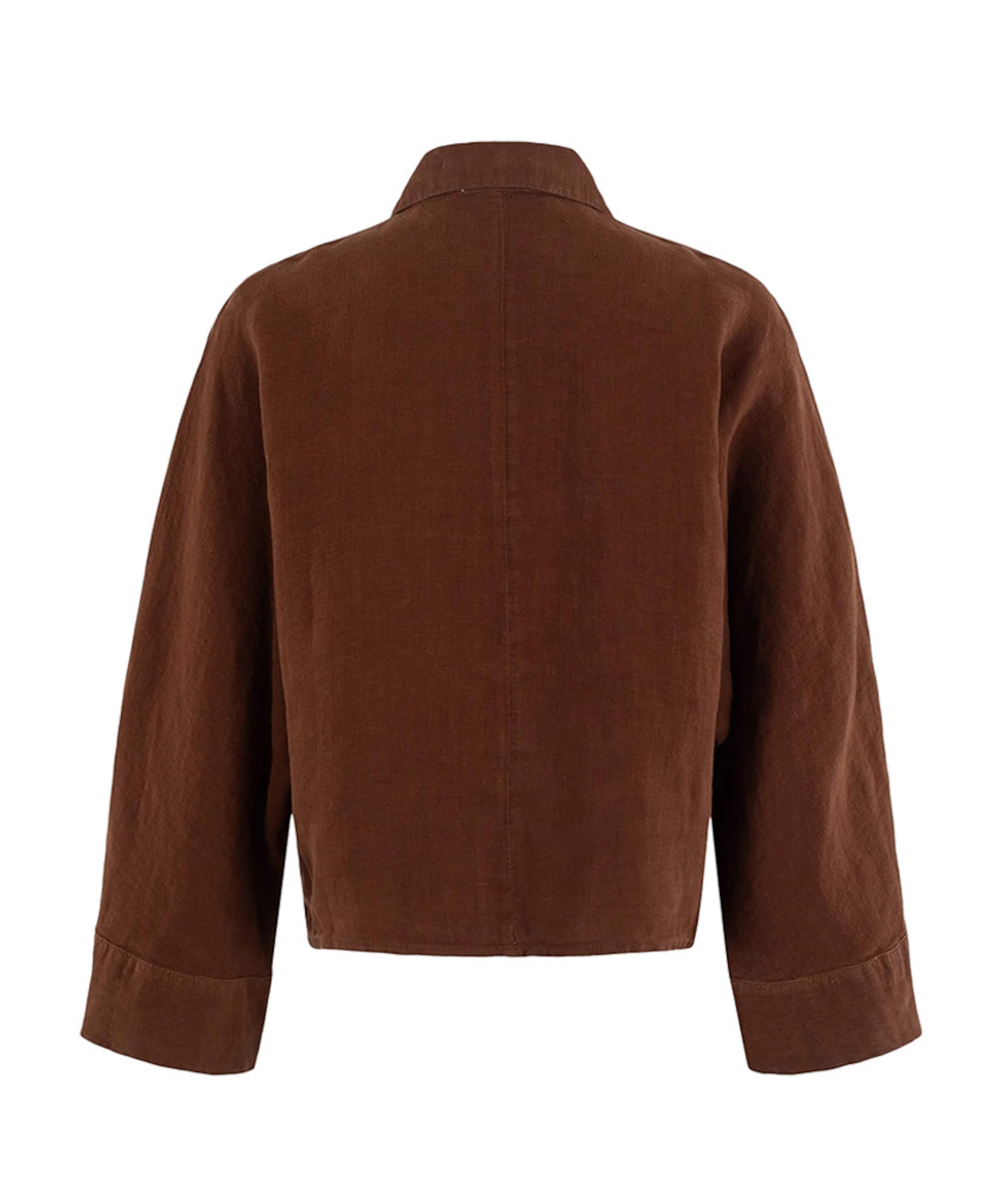 Anna Dames blouse bruin
