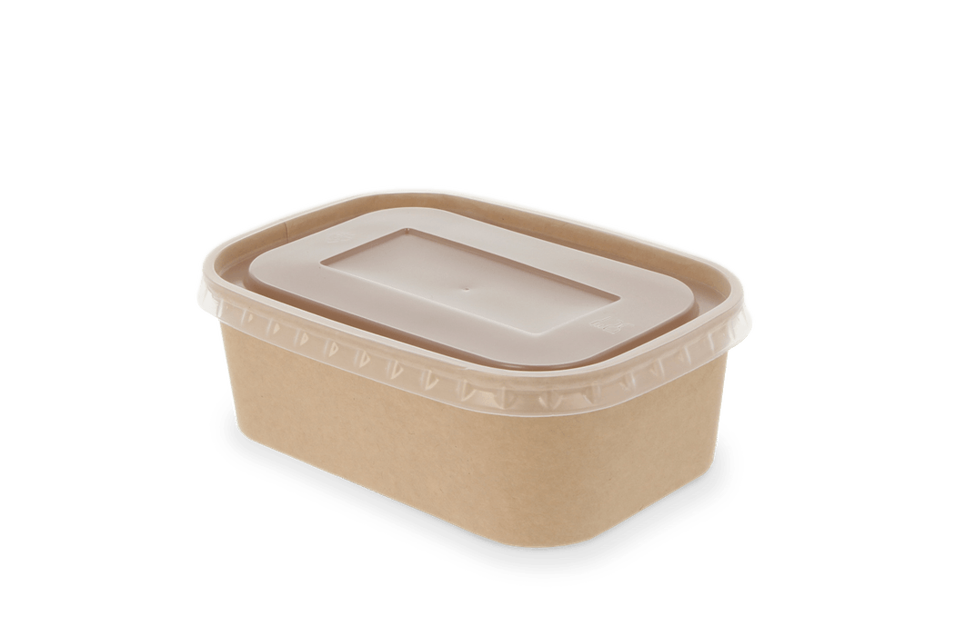 Maaltijdbak karton 750ml Kraft