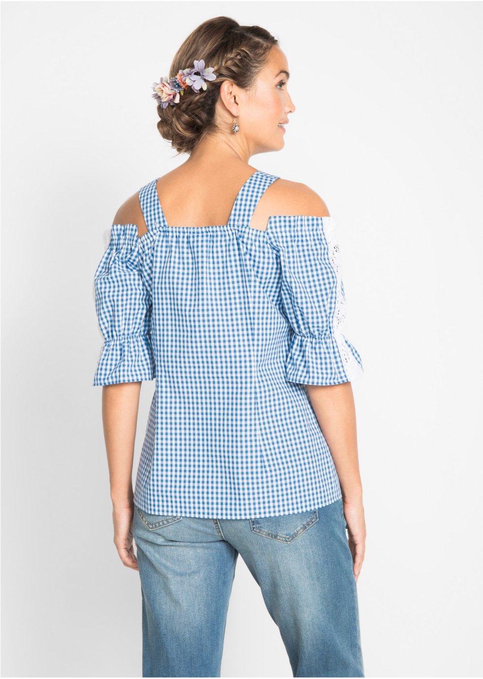 Blouse bavaroise, demi-manches