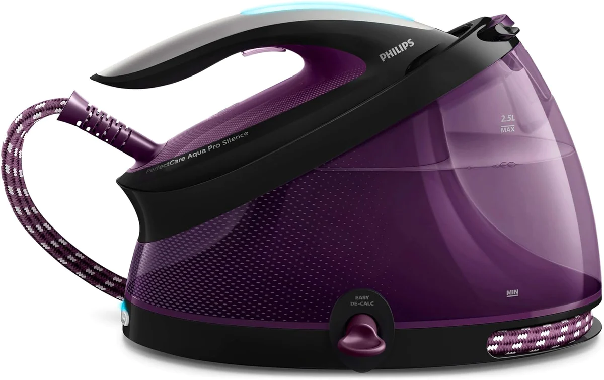Centrale Vapeur de 2,5L 7 bars 2100W violet noir Philips