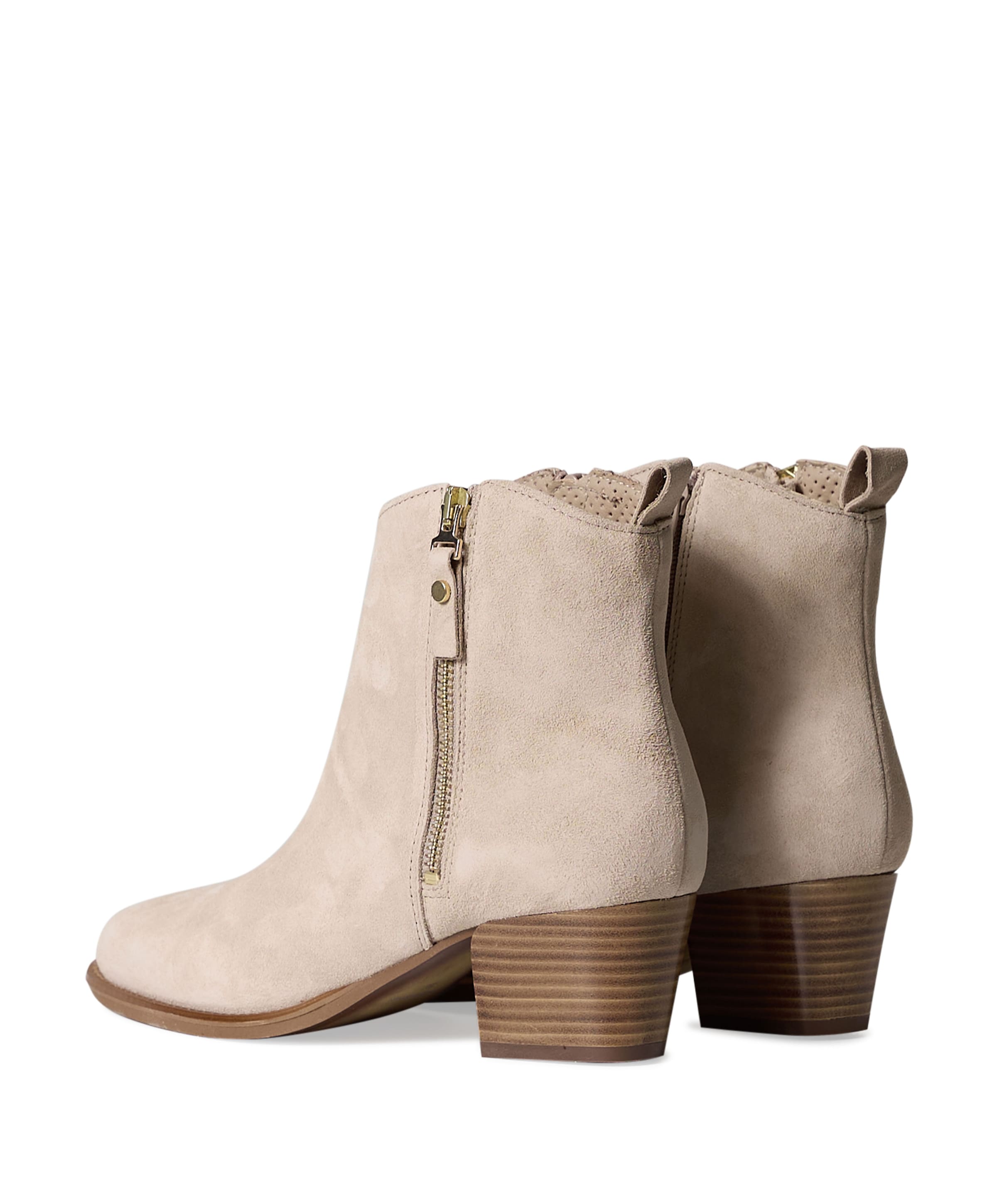 Alpe dames enkellaarzen beige