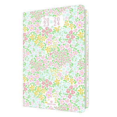 Agenda Chelsea 25 - 1 semaine sur 2 pages - floralie - Oberthur