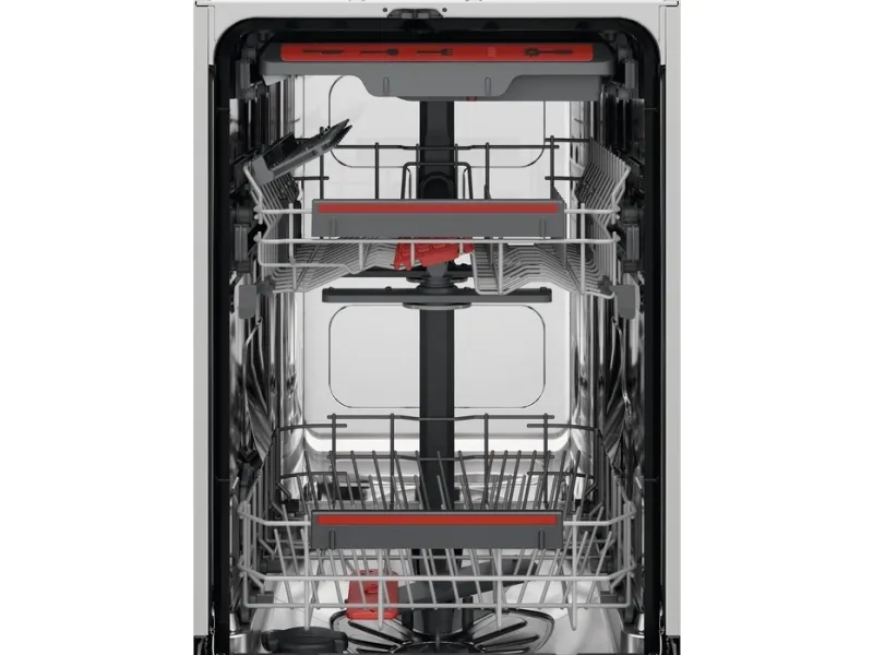 AEG FSE72537P, Fuldt indbygget, Slimline (45 cm), Hvid, 1,5 m, 1,5 m, 1,5 m