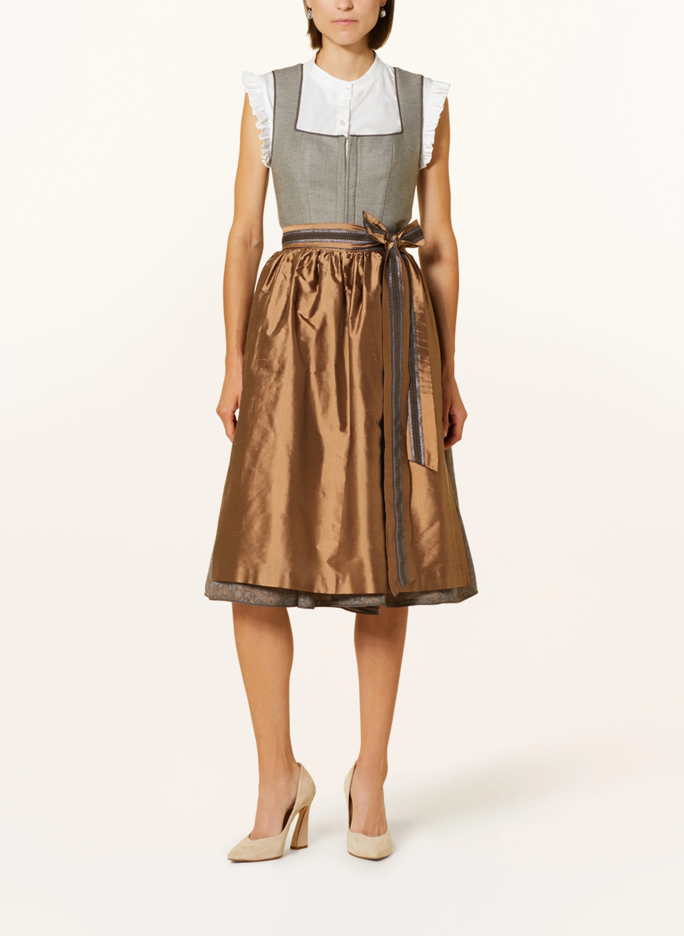 KINGA MATHE Dirndl ROYAN mit Leinen