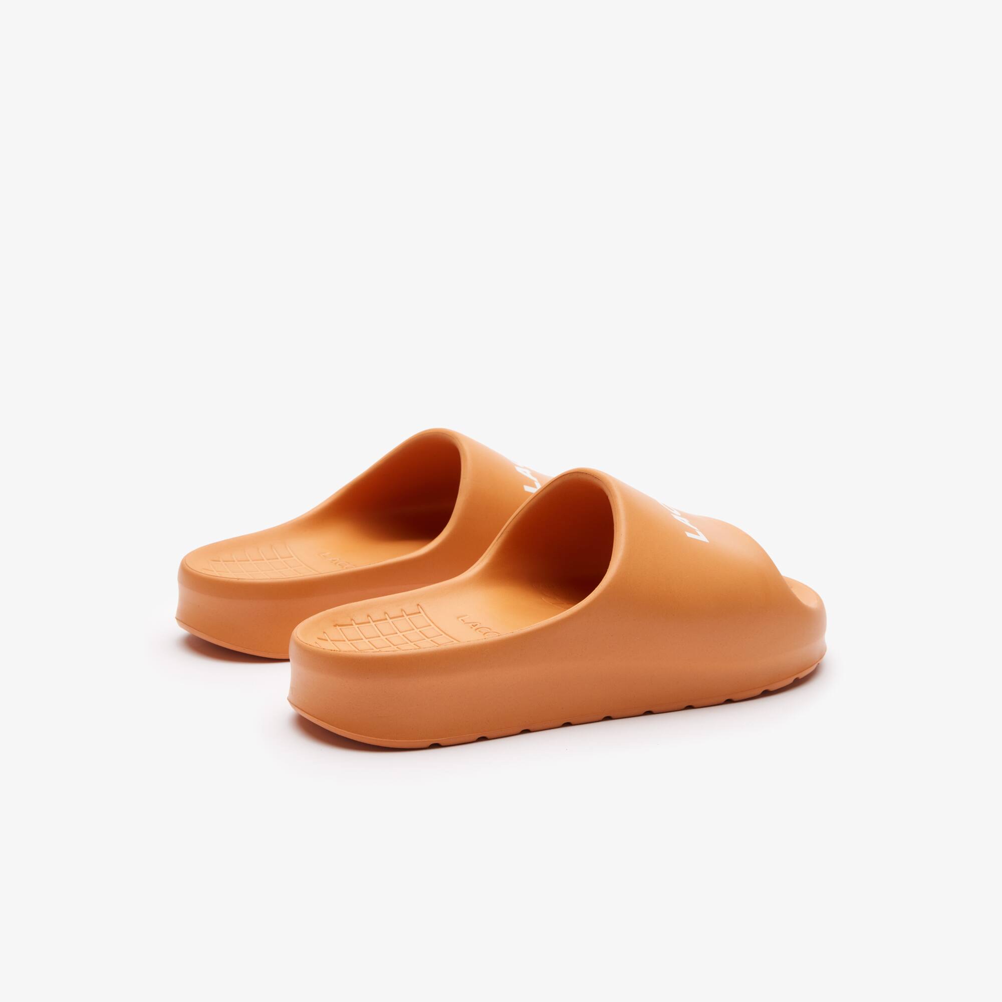 Claquettes Serve Slide 2.0 homme siglées Claquettes & Sandales - Orange - Lacoste - Homme