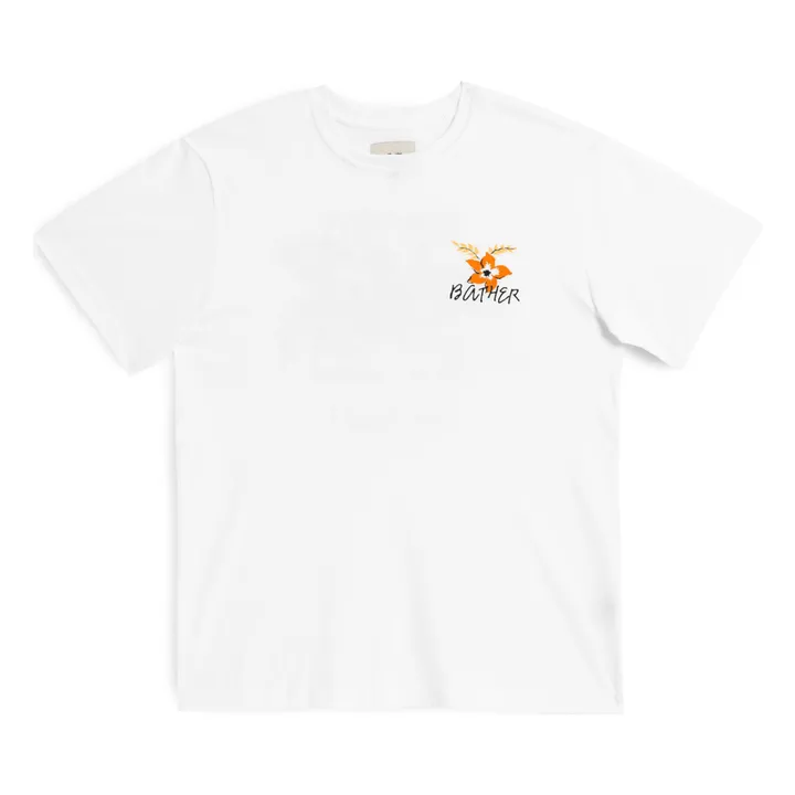Bather T-shirt Trippin' Vaca Coton Bio | Blanc