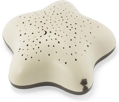 Pabobo Nattlampe Projektor Stjerne, Beige