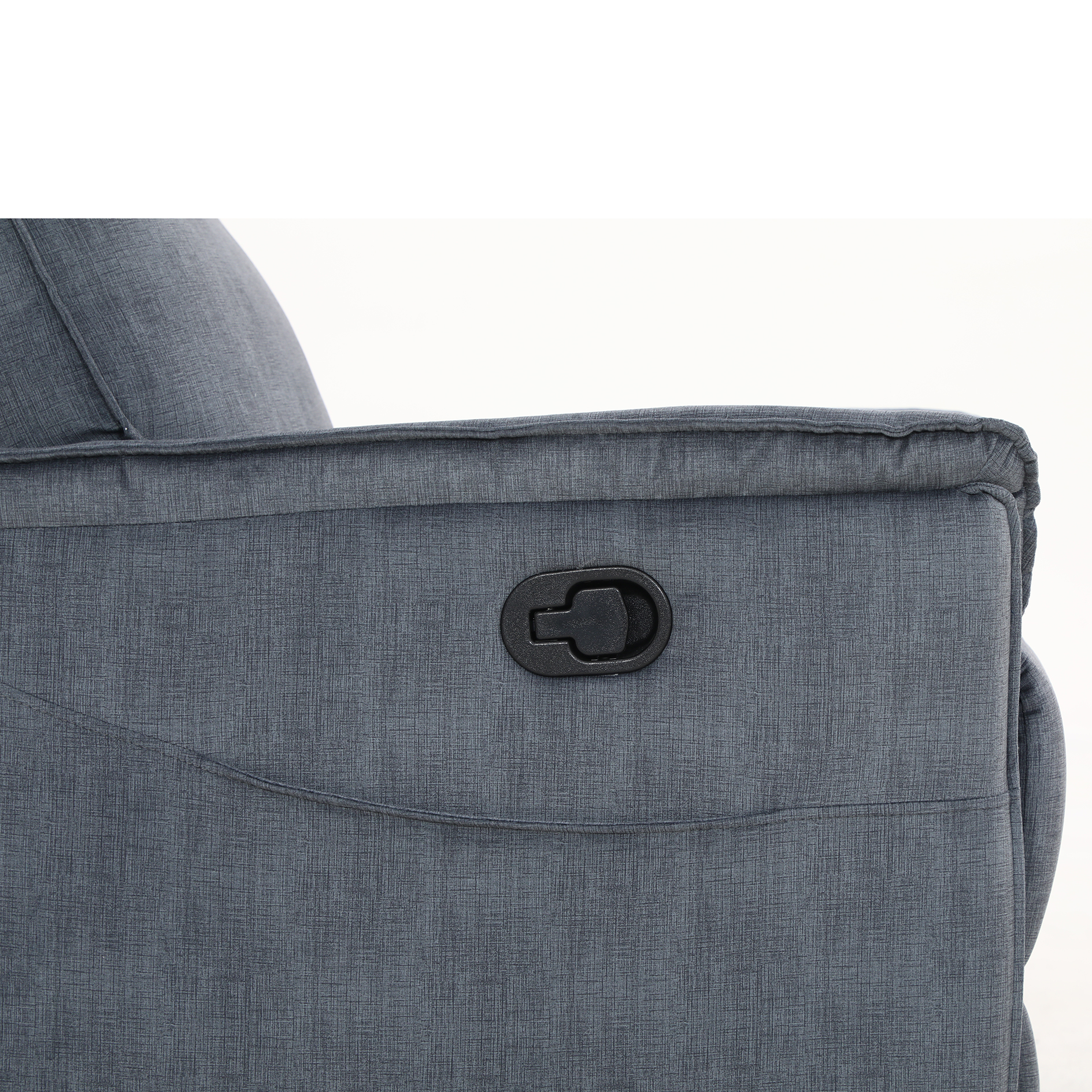 TV-Sessel - navy - Taschenfederkern - manuell verstellbar
