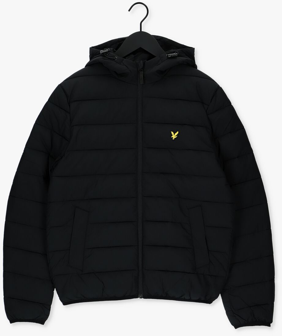 LYLE & SCOTT zwarte lyle & scott gewatteerde jas lightweight puffer jacket