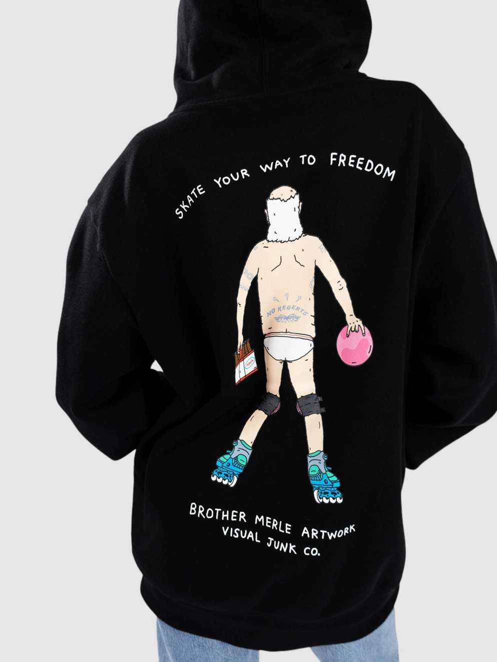 Brother Merle Freedom Hoodie black
