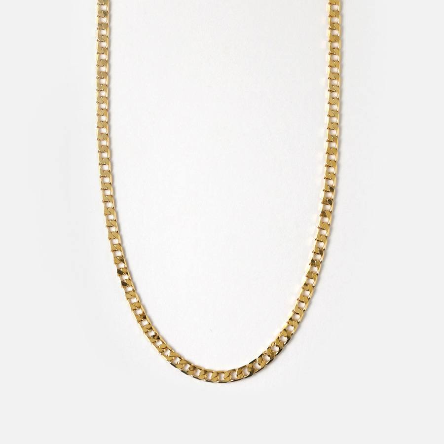 Orelia Jewellery Flat Link Curb Chain Necklace