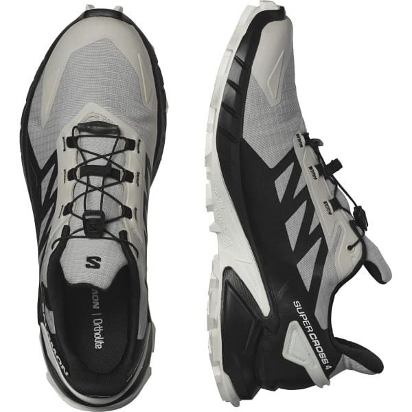 Chaussure trail SALOMON SUPERCROSS 4 GORE-TEX LUNAR ROCK/BLACK/WHITE