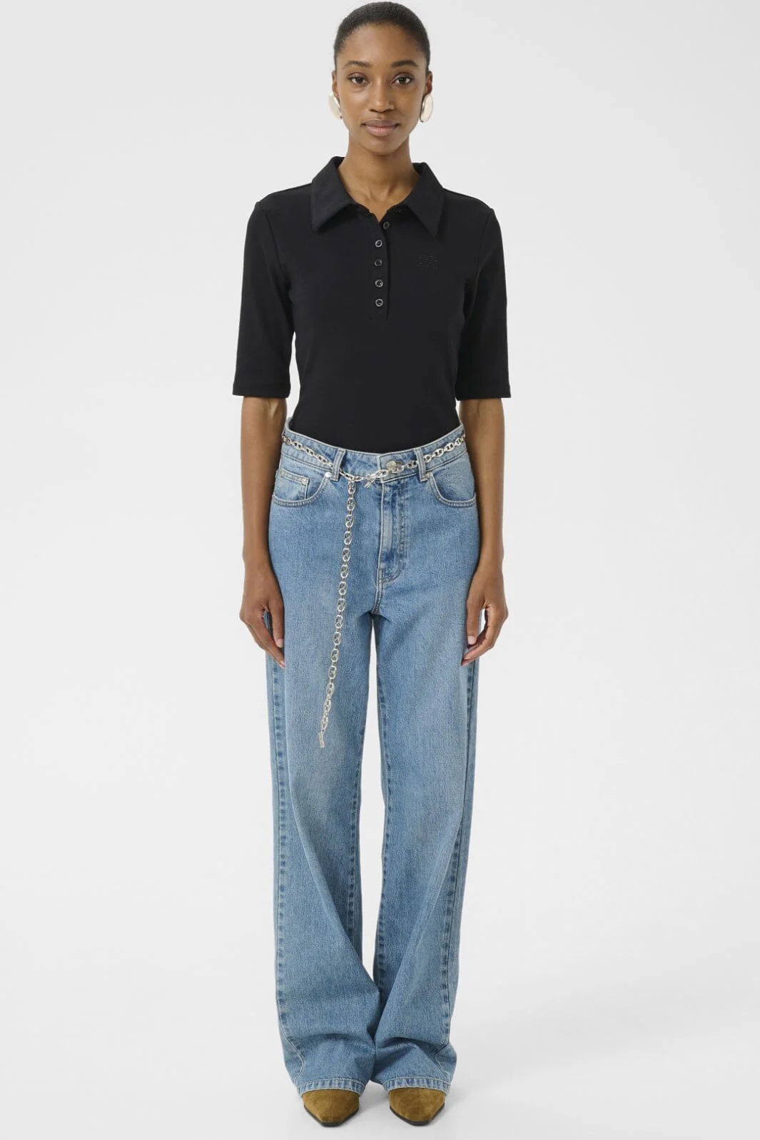 Gestuz Gzdrew Polo Top 10910593 100017 black