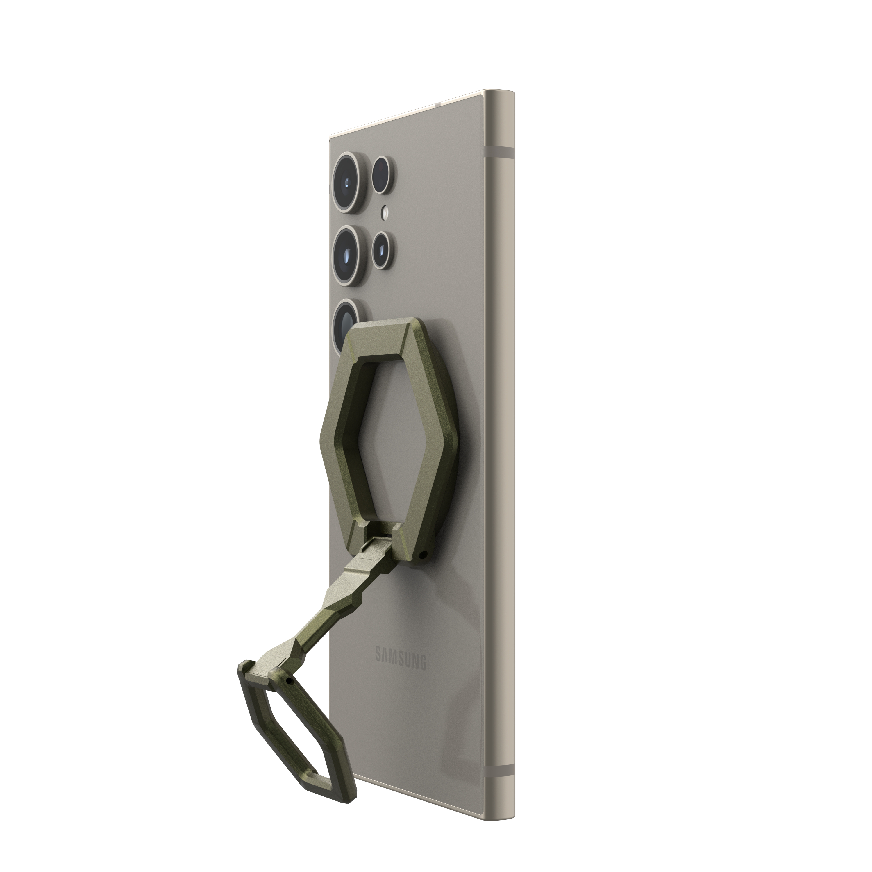 Magnetische MagSafe Finger Griff Ring Halterung 360 Grad (964443117272) - Olive Drab
