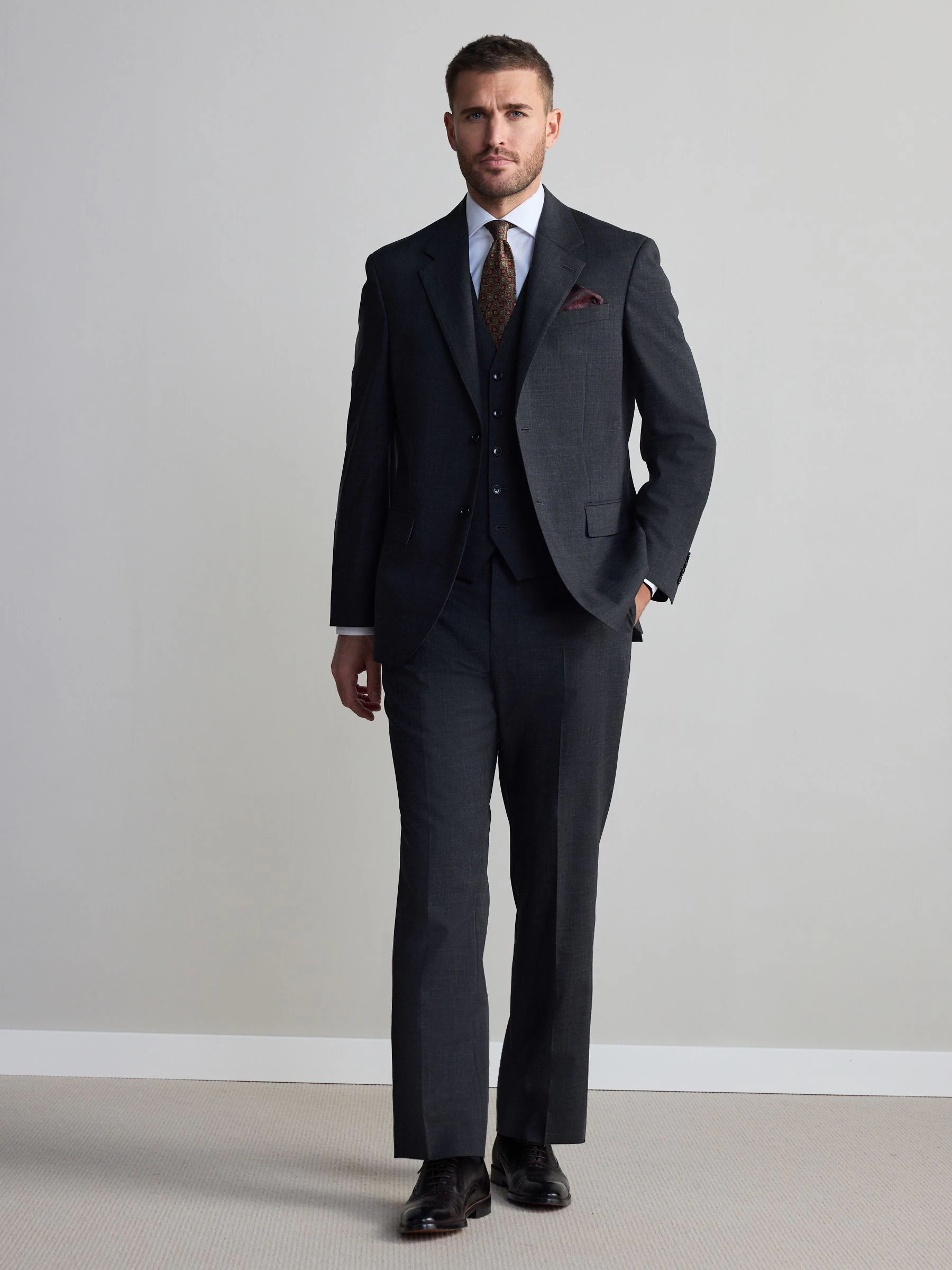 Antraciet - Signature Nova Fides wollen gilet